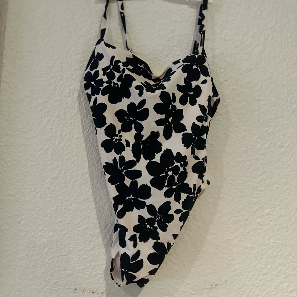 Shade & Shore Black Floral Bikini